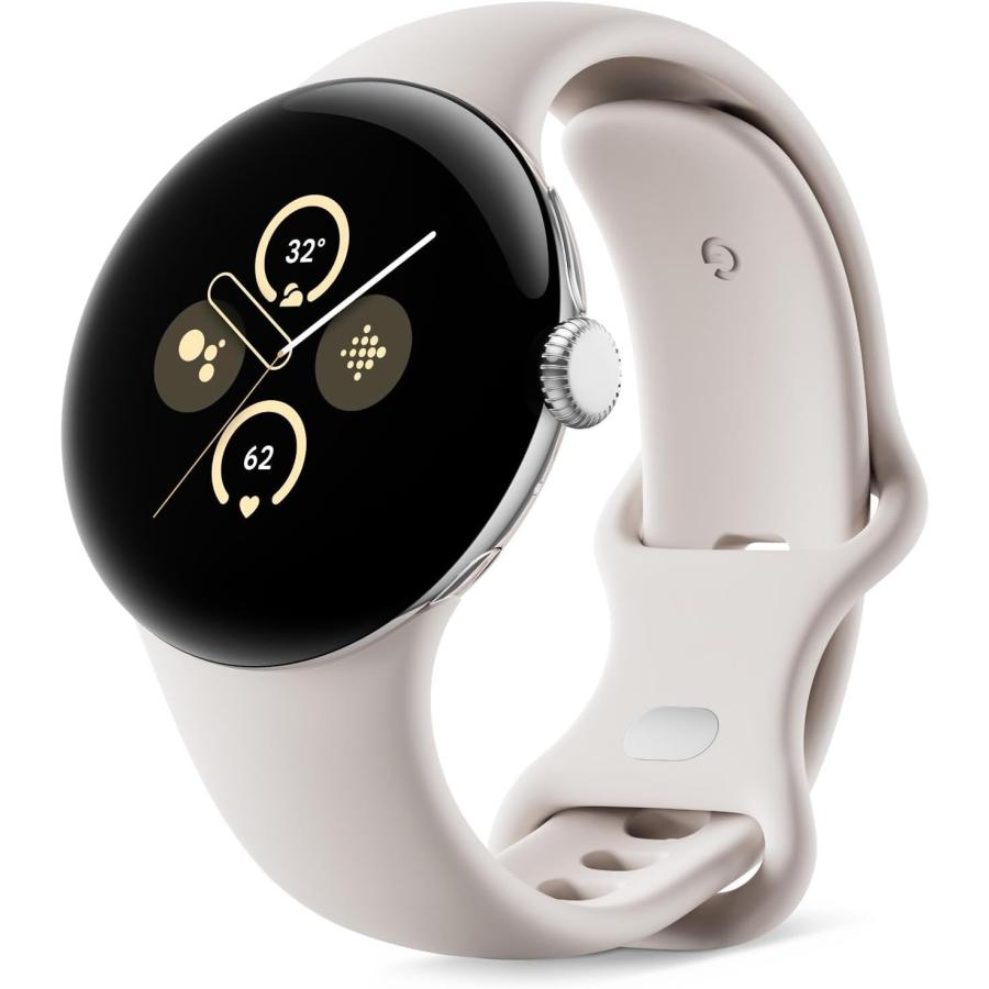 Google Pixel Watch 2 Wifiモデル Polished Silver アルミケース Bay 