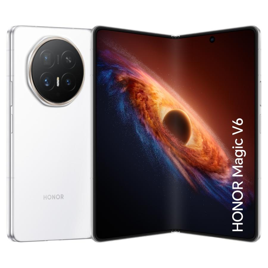 スマートフォン本体 HONOR Magic V6 White 1TB Global honor Honor Magic V6 Dual Sim 16GB RAM 1TB 5G 白 アイボリー