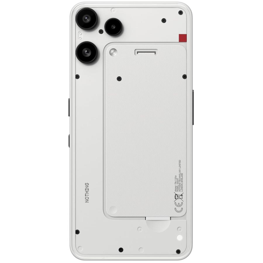【中古】Nothing Phone (3a) ホワイト 8GB / 128GB　美品 Nothing Phone(3a) ホワイト【RAM8GB/ROM128GB 国内版SIMフリー】|中古