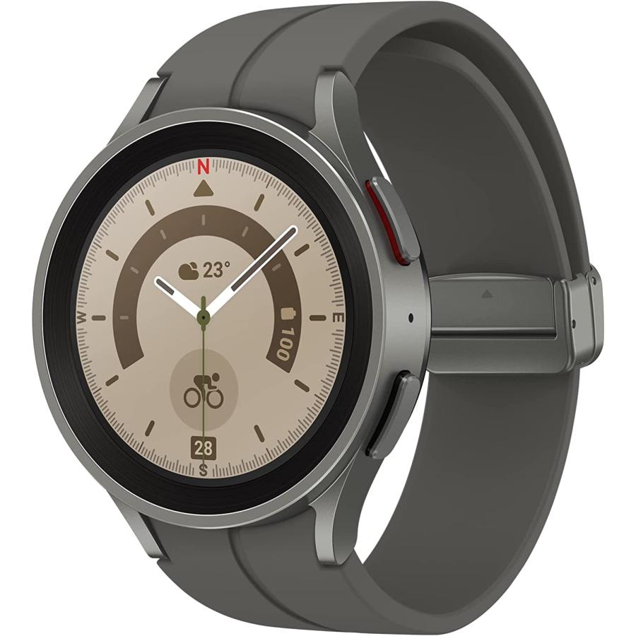 Galaxy Watch Samsung 5 Pro R920 チタンフレーム 45mm Bluetooth 