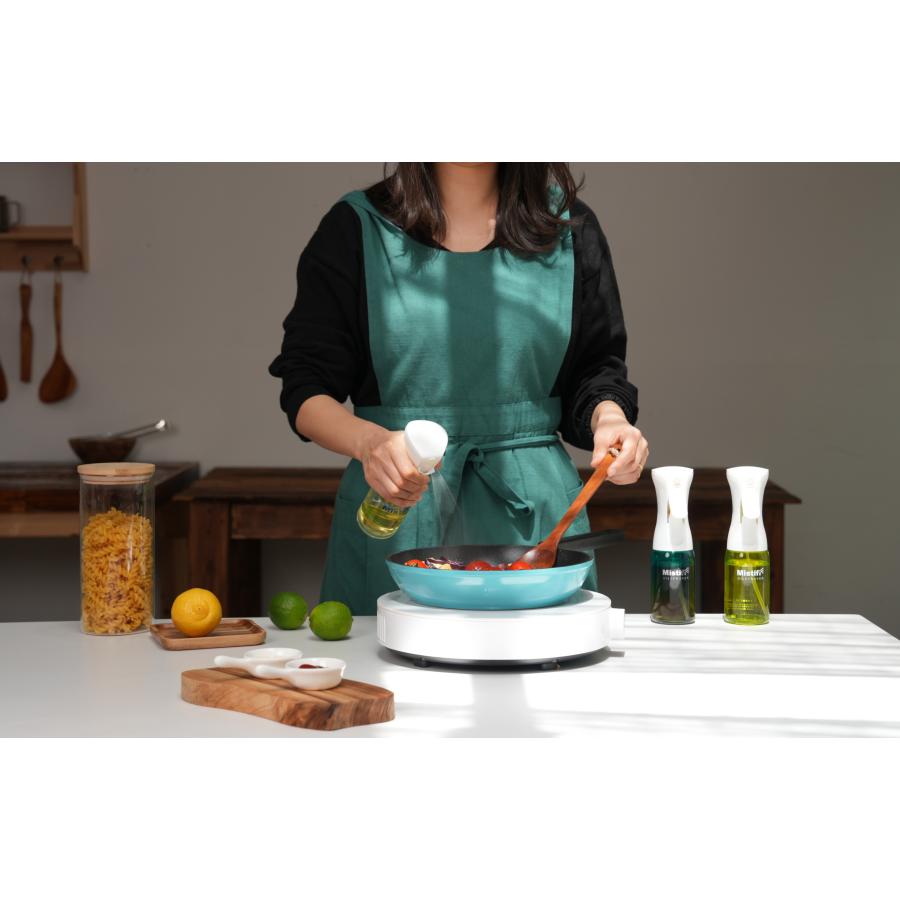 ミスティフィ 新型オイルスプレー ガラス瓶 調理用 マイクロミストスプレー 料理用 高機能スプレー 業務用 ノンフライヤー オイルボトル オイルポット 代用 |  | 15