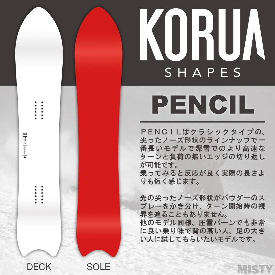 入荷済み】25-26 KORUA SHAPES (コルアシェイプス) PENCIL 2.0