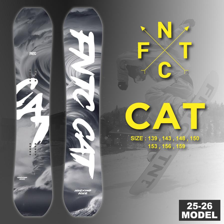 FNTC CAT スノーボード 155cm wキャンバー グラトリ 20-21式 FNTC CAT スノーボード 155cm wキャンバー グラトリ 20-21式