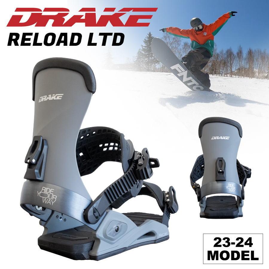 予約 22-23 DRAKE ドレイクバインディング RELOAD LTD BLACK GREY リロード 早期予約割引10%OFF スノーボード 滝澤 たきざわ タッキー 在庫一掃 予約 22-23 DRAKE ドレイクバインディング RELOAD LTD BLACK GREY リロード 早期予約割引10%OFF スノーボード 滝澤 たきざわ タッキー 在庫一掃