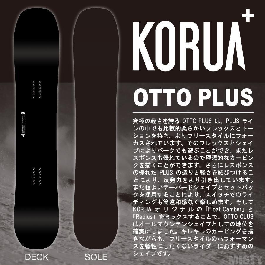 予約】23-24 KORUA SHAPES (コルアシェイプス) OTTO PLUS (オットプラス) [Float Camber] /  チューンナップ、ソールカバー付き (スノーボード パウダー) : 21-korua-otto-plus : MISTY SNOWBOARD SHOP  - 通販 - Yahoo!ショッピング