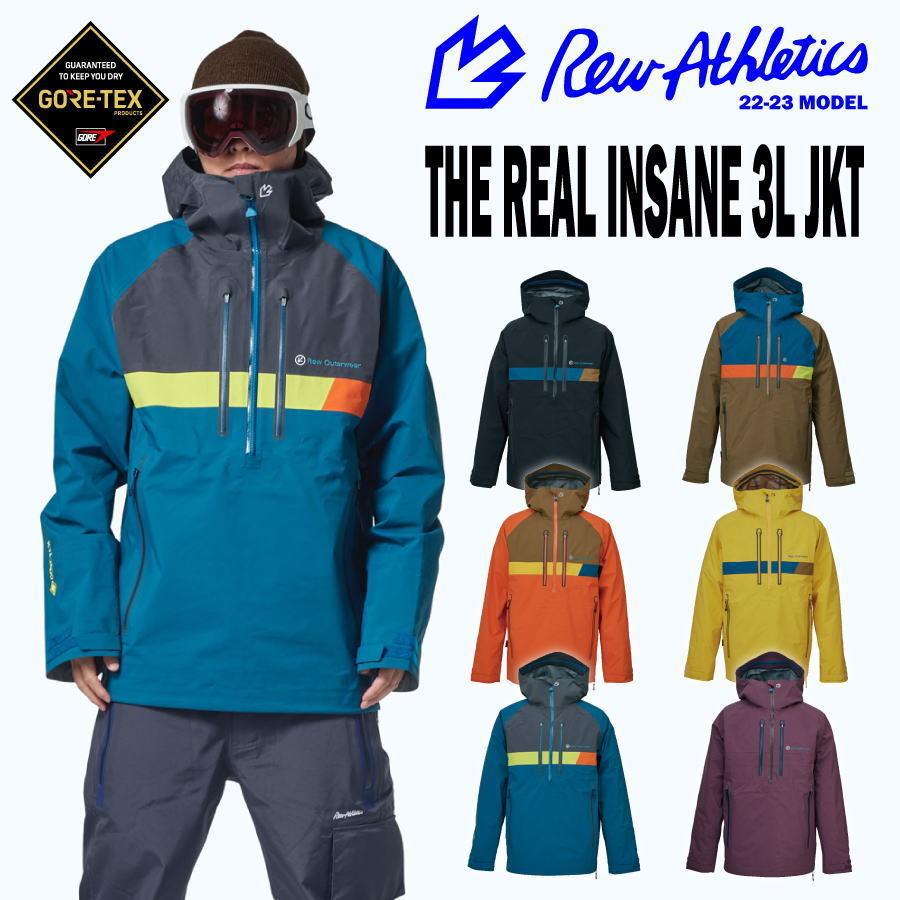 ウエア/装備 REW 22-23 real insane 3L jkt 01 M 23-24 REW(アールイーダブリュー)・THE INSANE JACKET [GORE-TEX