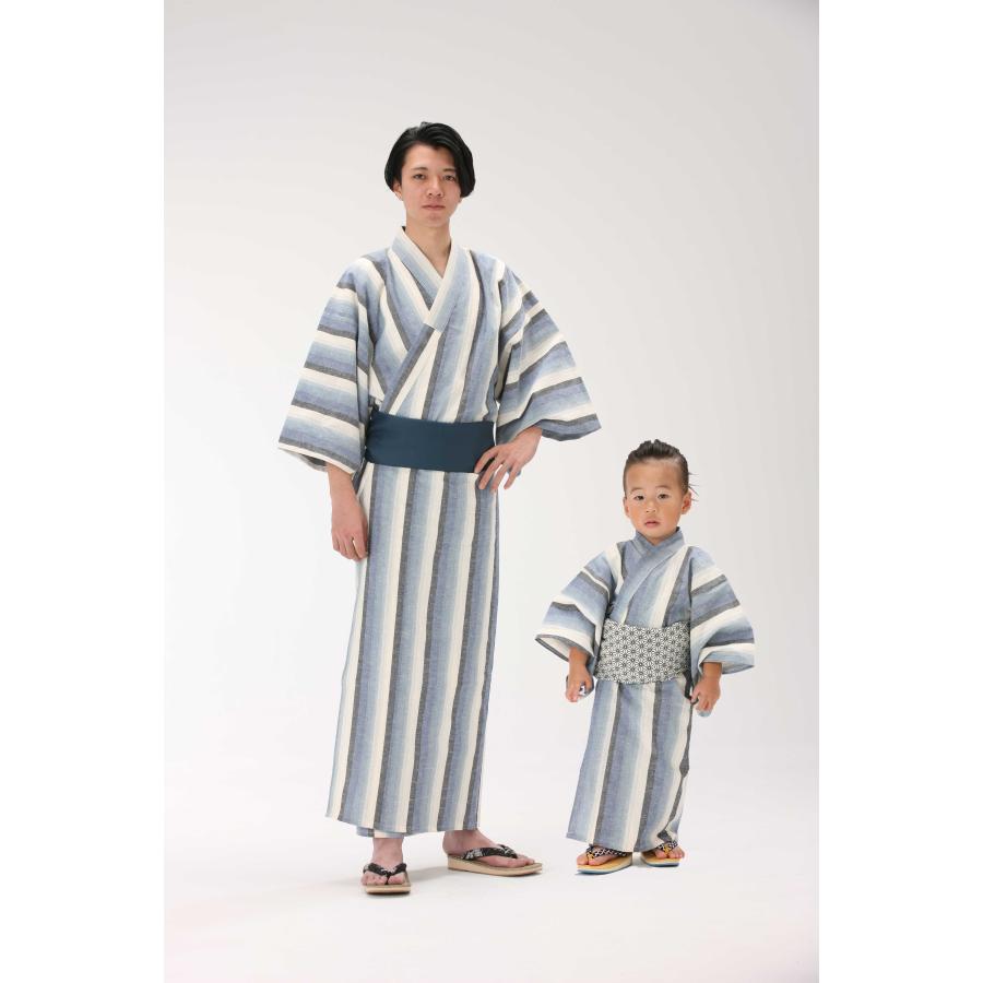 日本製】旅館浴衣 2点セット 遠州綿紬「富士-fuji-」使用 綿100％ 帯