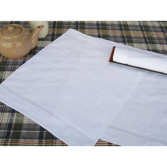 国際ブランド】 おしぼりタオル 120匁白平織 1本ボーダー入 1200枚