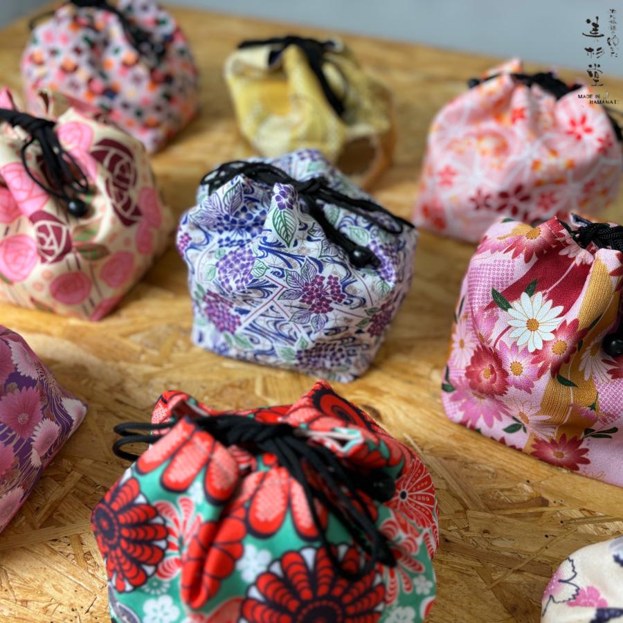 100枚セット】和柄巾着（底付き）PK3603【サイズ：巾 約26.5cm＊高さ