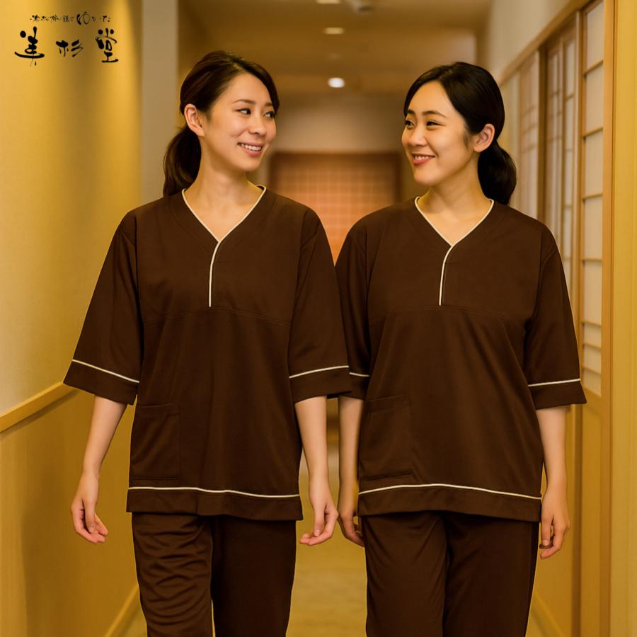 10枚セット】【RW-110】ニット生地 リラックスウェア【ダークブラウン