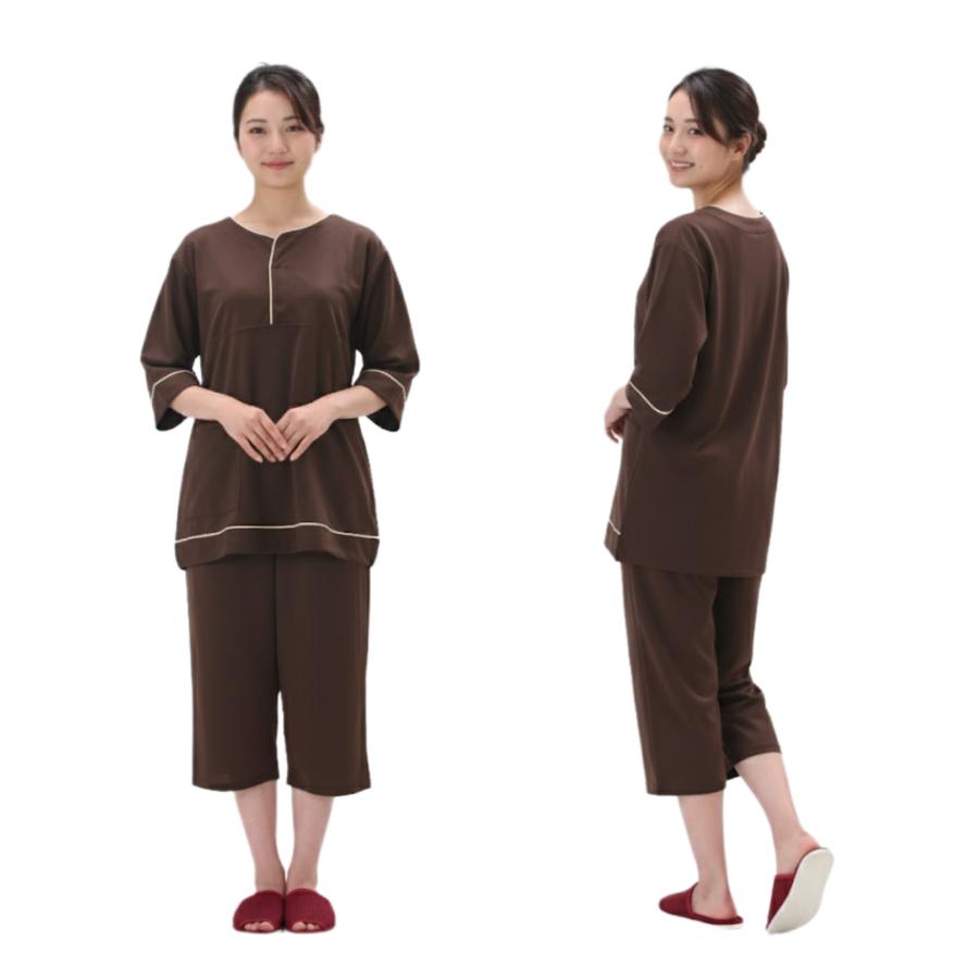 10枚セット】【RW-110】ニット生地 リラックスウェア【ダークブラウン