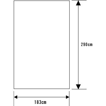 【30枚〜】フラットシーツ 巾183cm＊長さ290cm ダブルサイズ敷き布団対応 【綿100％】【ホワイト】【旅館】【ホテル】【介護施設】【病院】｜misugido｜02