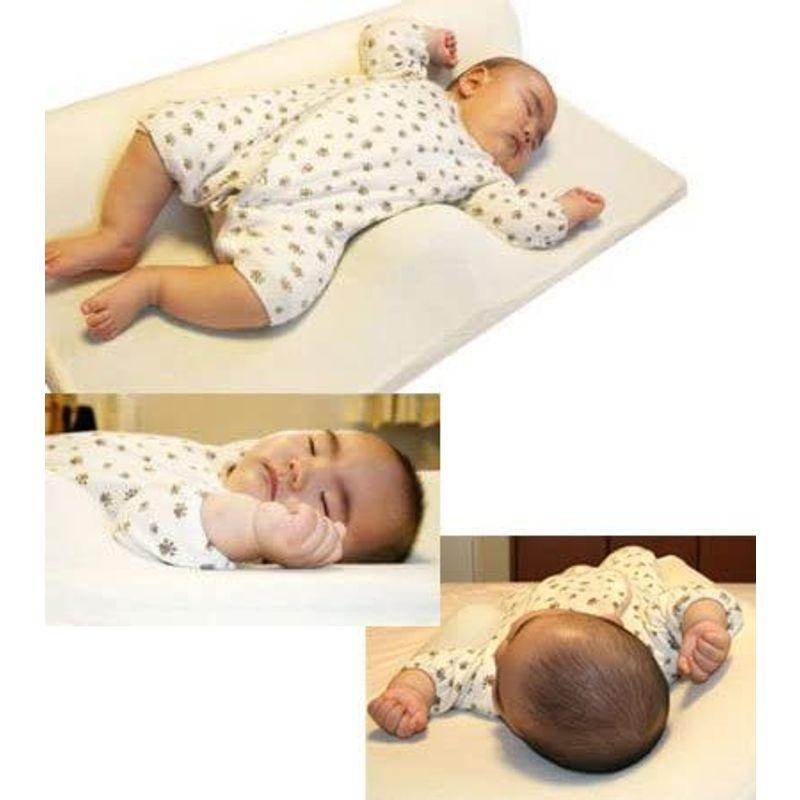 高額クーポン配布中。 ベビー枕 向き癖防止 ベビーマット 天使のねむり 赤ちゃん 絶壁 頭の形 (カバー1枚セット)