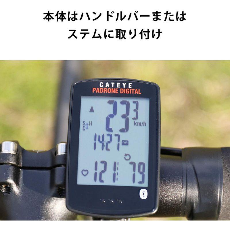 取り扱い店舗 キャットアイ(CAT EYE) サイクルコンピュータ PADRONE DIGITAL ブラック CC-PA400B スピードメーター 自転車