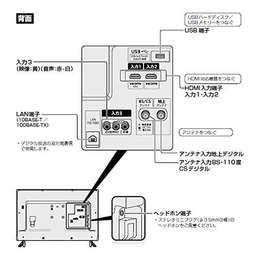 シャープ 32V型 液晶テレビ AQUOS ハイビジョン 外付けHDD対応 2T-C32AC2｜misuwawa4｜09