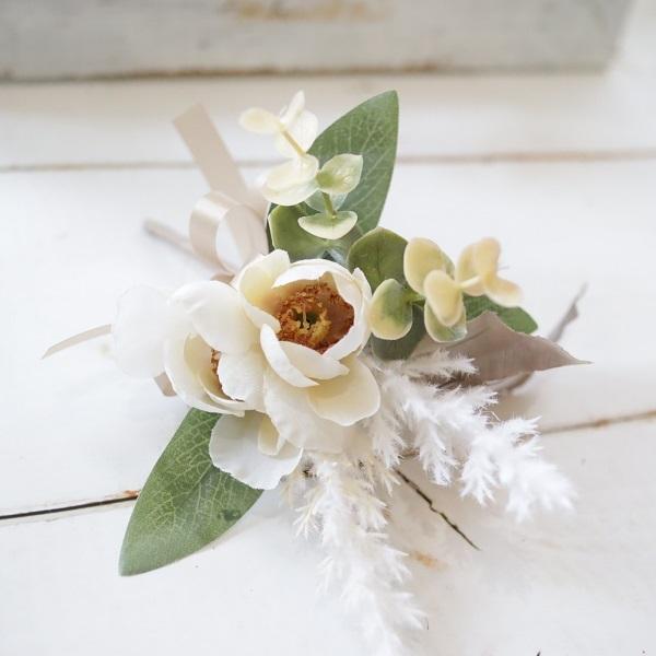 セピア色 ノスタルジックブーケ フォトウェディング ギフト 送別 : 花