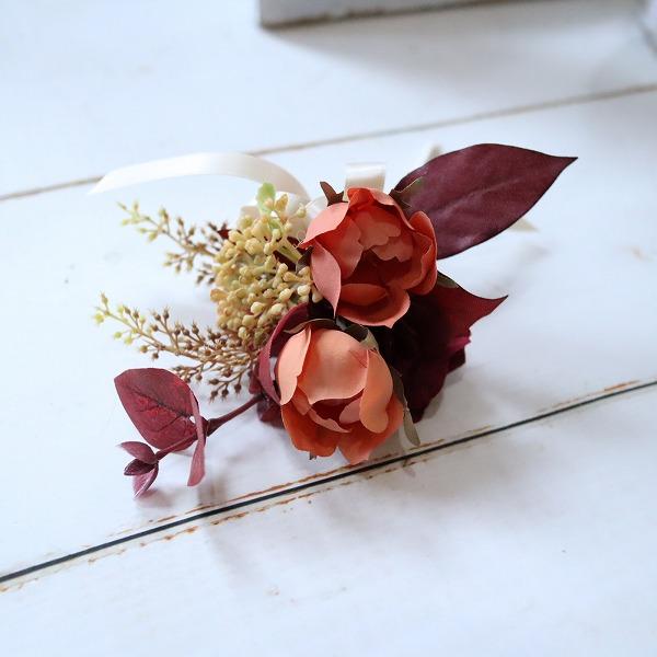 2023秋婚 冬婚 前撮り カラー ボルドー ダリア フォトウェディング 371