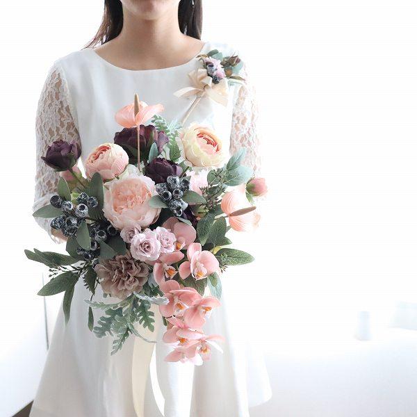 2023秋婚 冬婚 前撮り フォト婚 アンティーク ピオニー 374 : 花と  