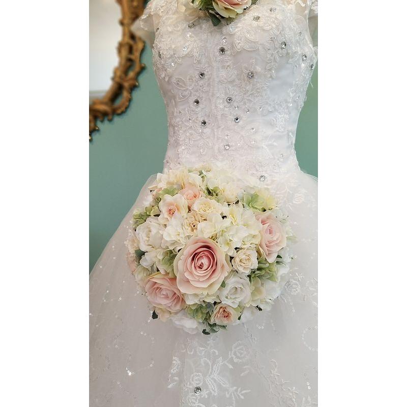 全品送料無料 ブーケ ブトニアセット ブライダル アートフラワー 造花 リアル ピンク1 Round3set9 50 Off Www Technet 21 Org