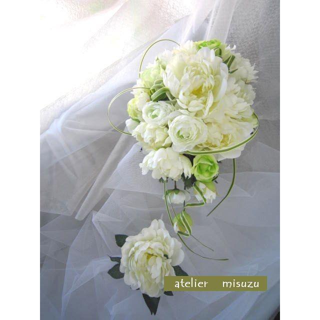 ブーケ ブトニアセットブライダル 芍薬 造花 リアル ホワイト 上質 海外挙式 Bouquetset057 花とブーケのアトリエ美鈴ヤフー店 通販 Yahoo ショッピング