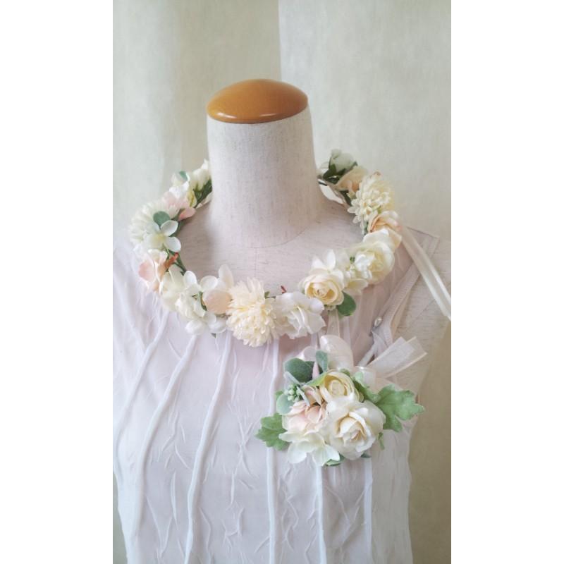 ブーケブートニアセット（マシュマロカラー）