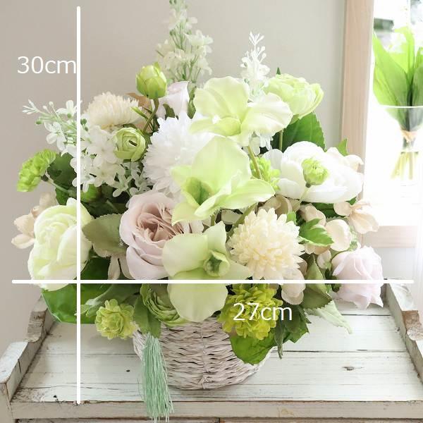 枯れないフラワーアレンジメント お供え ご仏前 造花 お盆 お悔み 手入れ不要 Butu026 花とブーケのアトリエ美鈴ヤフー店 通販 Yahoo ショッピング