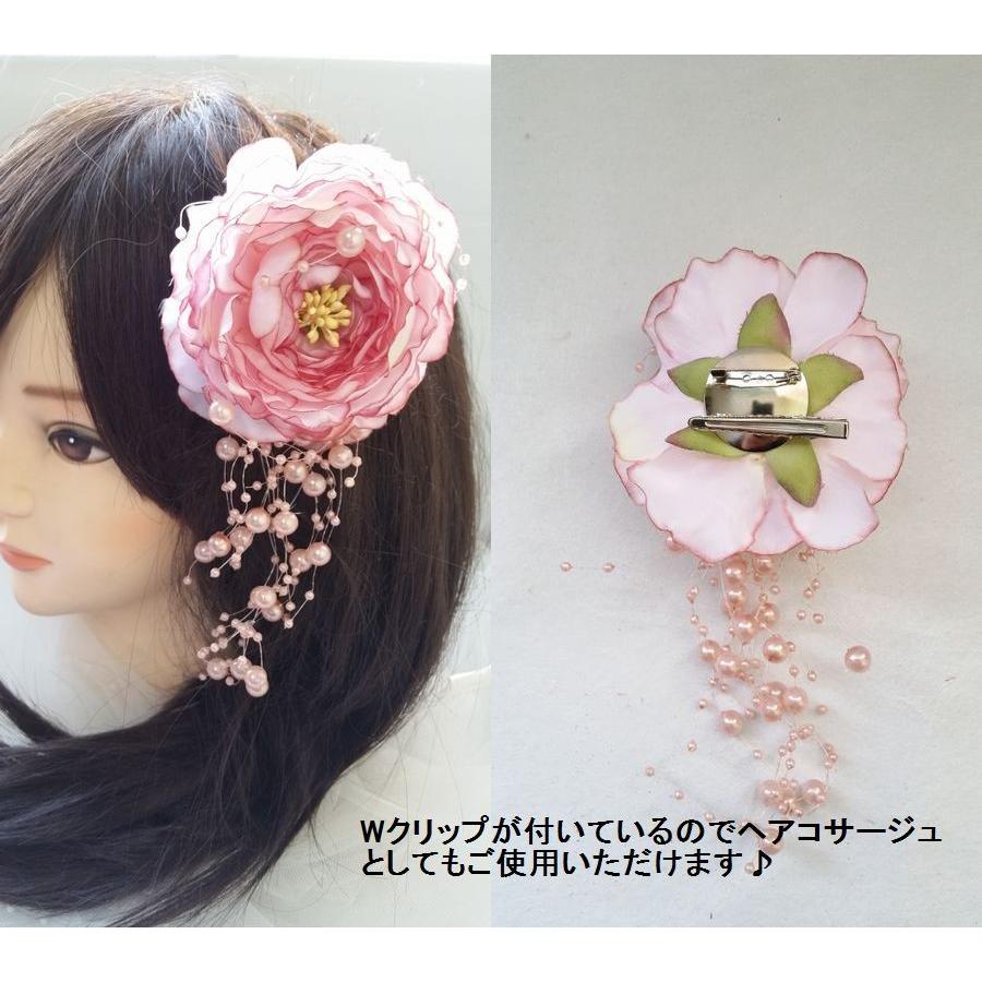 コサージュ ラナン パールガーランド 髪飾り フォーマル 入学入園式