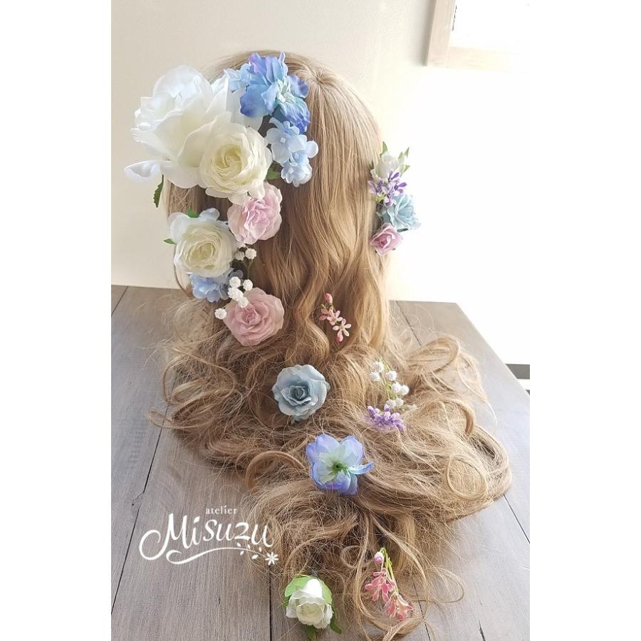 ヘアパーツp ヘッドドレス 海外ウェディング ラプンツェル風 髪飾り ローズ ホワイト 2 Hair032 Hairset073 花とブーケのアトリエ美鈴ヤフー店 通販 Yahoo ショッピング