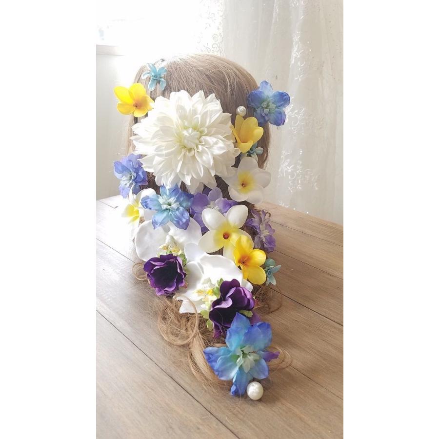 ラプンツェル風髪飾り リゾート婚 今だけ1 5倍に増量 プルメリア 南国 サマーウェディング Hair021 Hairset079 花とブーケのアトリエ美鈴ヤフー店 通販 Yahoo ショッピング