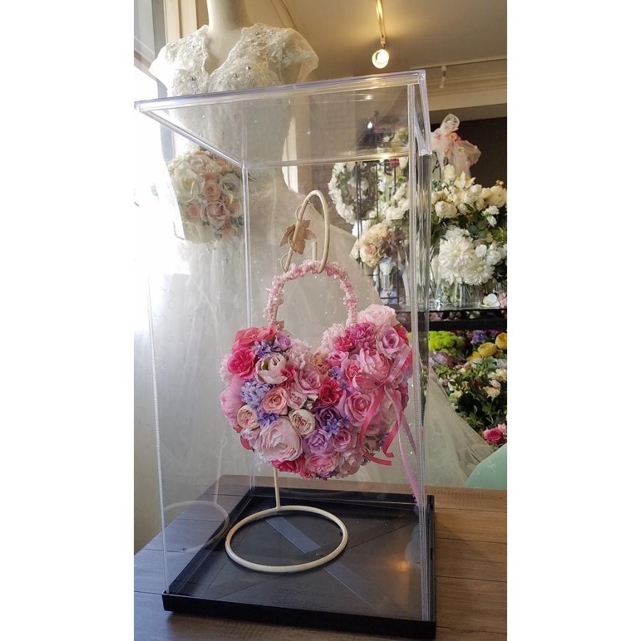 ブーケケース 27x27x50 保管用 観賞用 ショーケース プレゼント