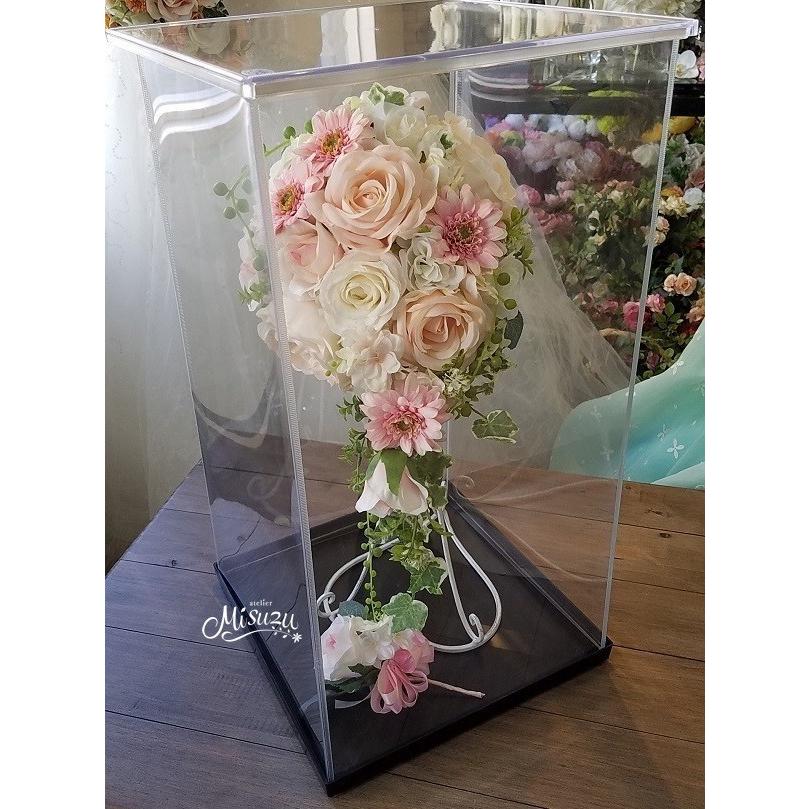 ブーケケース 32x32x60 スタンドll40センチ 保管用 観賞用 ショーケース ディスプレイ 作品 Sizai012 花とブーケのアトリエ美鈴ヤフー店 通販 Yahoo ショッピング