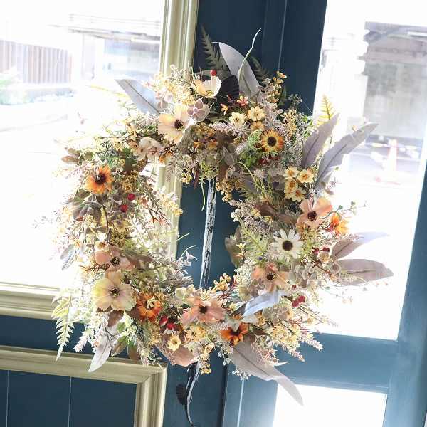 ナチュラルリース クリスマスリース 】ナチュラルデコレーションリースM DA32545