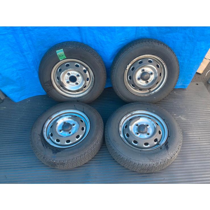 YOKOHAMA 145/80 R12 (2023) タイヤ ホイールセット 4本 個人宅への