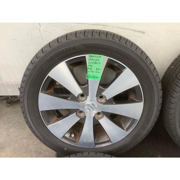 PRACTIVA ホイール付き タイヤ (2025) 165/55 R14 4本セット PCD：8.7