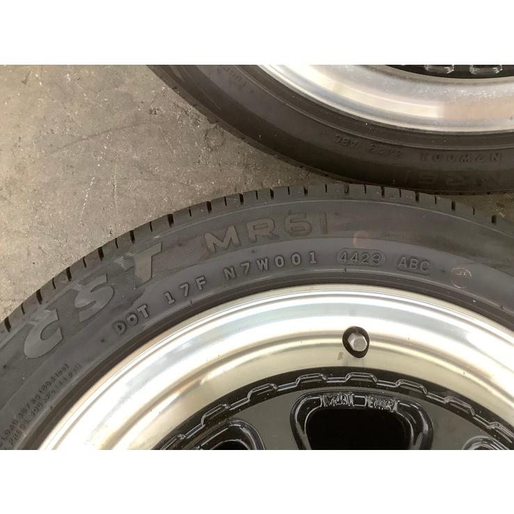 MARQUIS (2023) 165/55 R15 タイヤ ホイール付き 4本セット PCD10 ハブ 