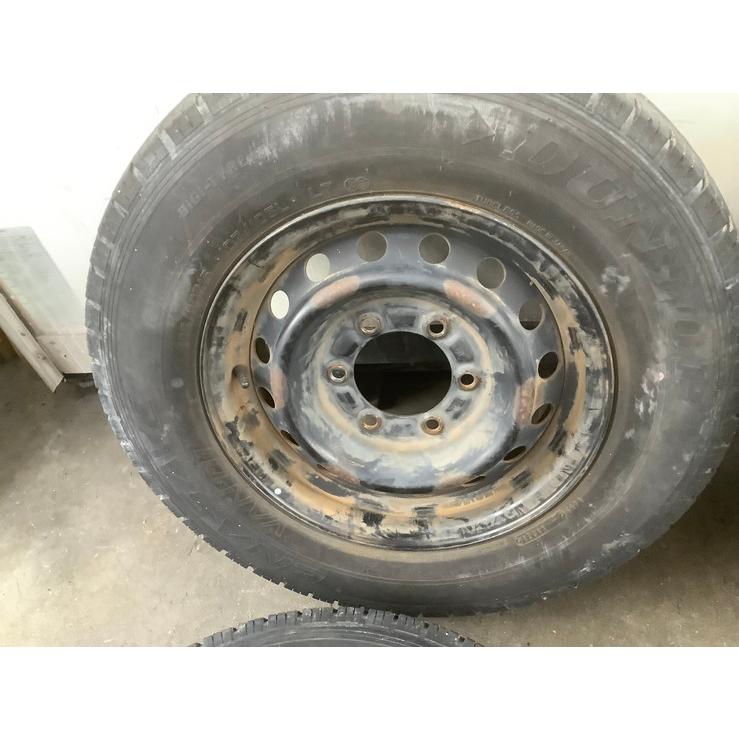 200系 ハイエース 鉄ホイール DUNLOP (2021) 195/80 R15 個人宅発送 