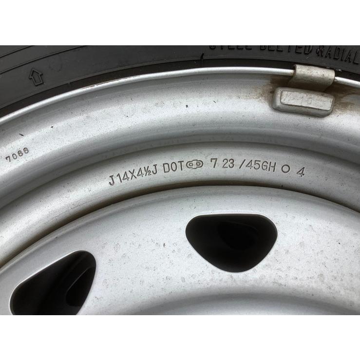 スタッドレス ホイールセット (2023) タイヤ 4本セット 155/65 R14 