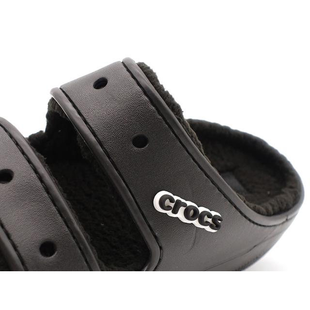 crocs　CLASSIC COZZZY SANDAL　BLACK/BLACK (207446-060)｜mita-sneakers｜06