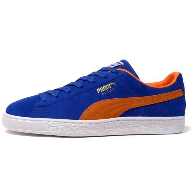 Puma　SUEDE TEAMS "NEW YORK KNICKS"　PUMA ROYAL/VIBRANT ORANGE (380168-01)｜mita-sneakers｜03