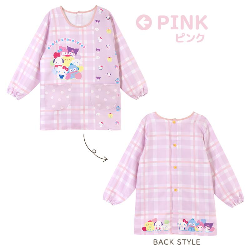 メール便送料無料】エプロン スモック 保育士 キャラクター プリント