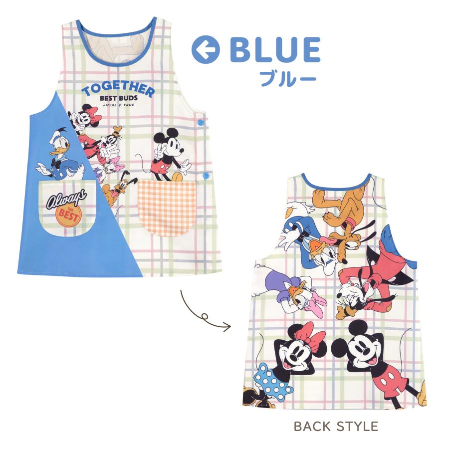 メール便送料無料】 エプロン 保育士 キャラクター プリント M-L