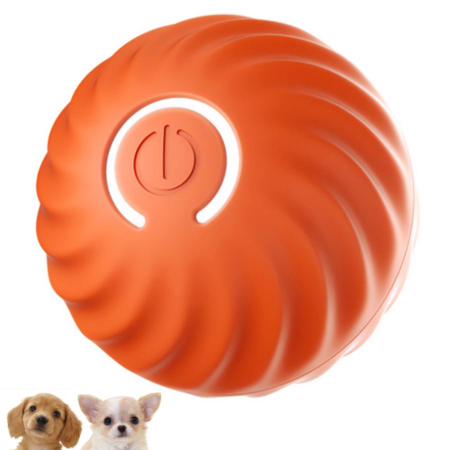 FOily TOily 犬 ボール 犬おもちゃ 電動ボール 自動 動く光る USB充電