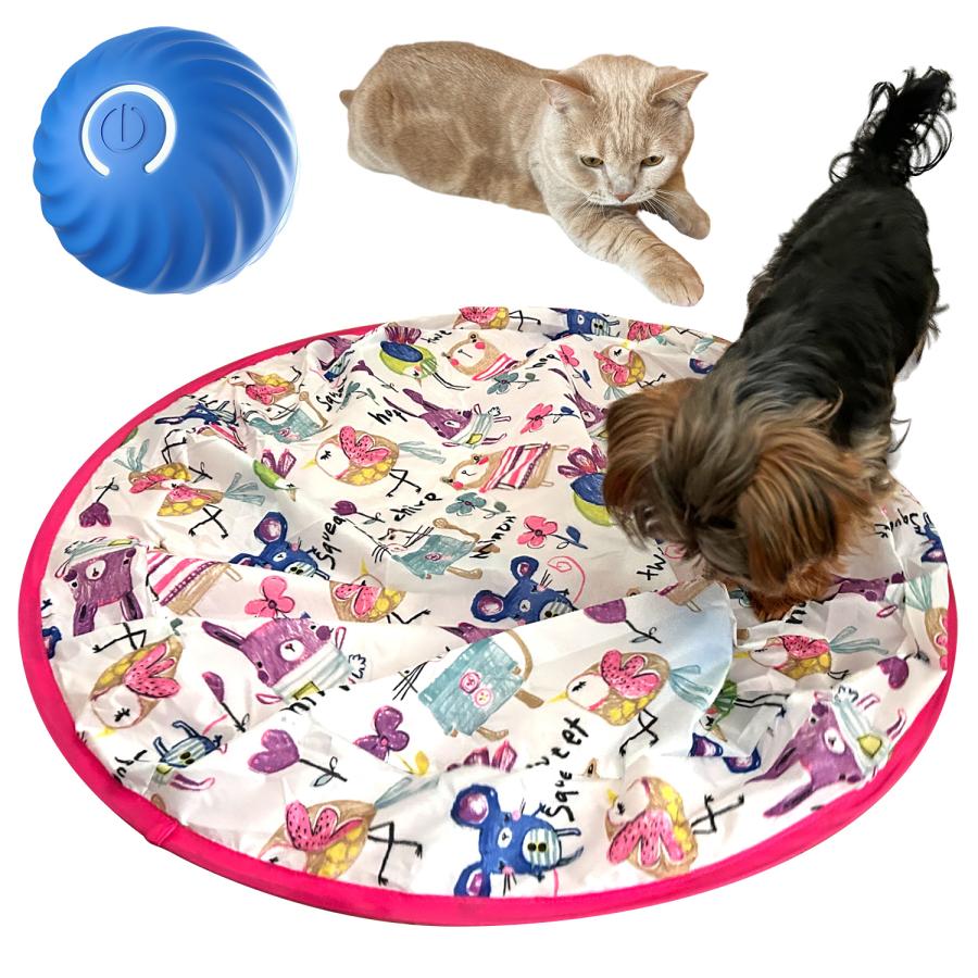 FOily TOily 犬 おもちゃ ボール 犬おもちゃ 自動 電動ボール ほりほり