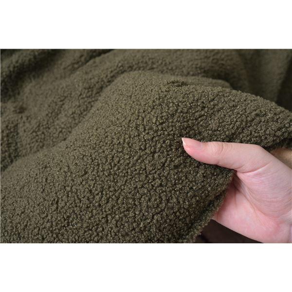 MITASこたつ布団 こたつ掛布団 幅190×奥行190cm 正方形 カーキ コタツ本体別売 リビング ダイニング インテリア雑貨toの画像