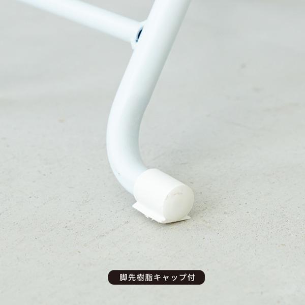MITAS〔6個セット〕ヴィンテージクッションチェア(ナチュラル/白) 折りたたみ椅子/カウンターチェア/スチール/イス/背もたれ付/コンパクト/スリム/キッチン...to_4