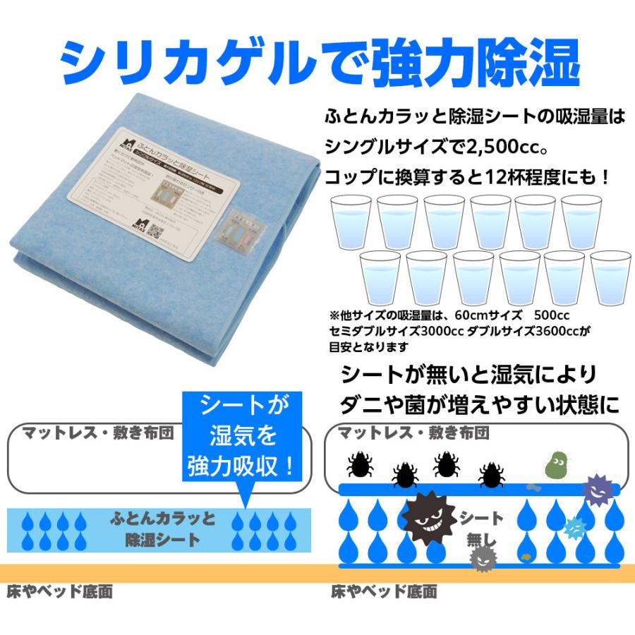 スーパーセール Mitas ふとんカラッと除湿シート 60x60cm シリカゲル強力吸湿 洗える 抗菌 防臭 防ダニ ベビーふとん用 クローゼット用 Banhmihangxanh Com