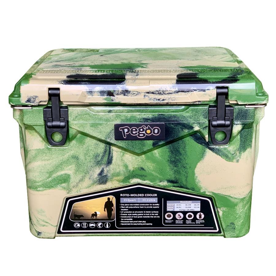最長５日間も氷をキープ アイスランド クーラーボックス 35qt 33 1l グリーンカモ Green Camo から厳選した