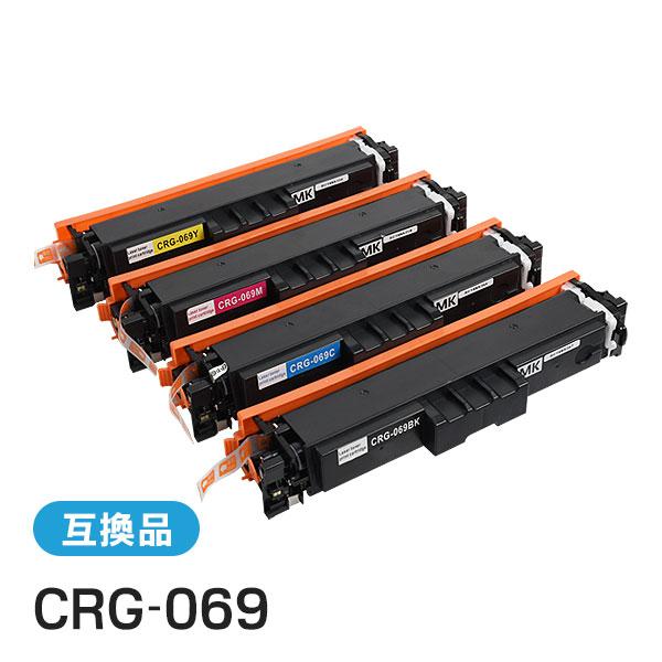 Satera キヤノン用 互換 トナーカートリッジ069 CRG-069 4色セット(K