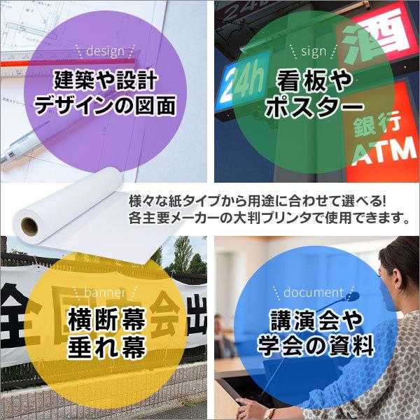 インクジェットロール紙 RCフォト光沢紙 幅610mm（A1ノビ）×長さ30m 厚