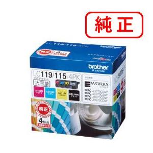ブラザー 純正インク LC119/115-4PK 4色セット 【公式通販】